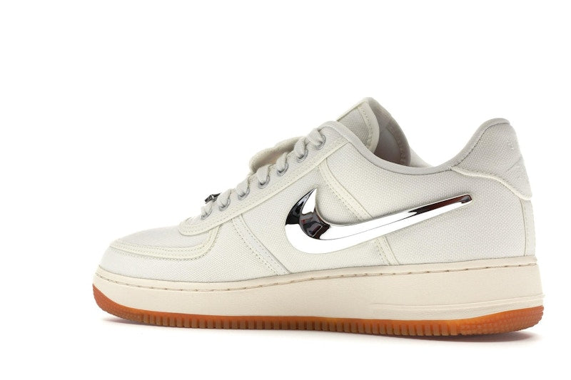 Nike Air Force 1 Low Travis Scott Sail, vista a 360 gradi 22 di 36