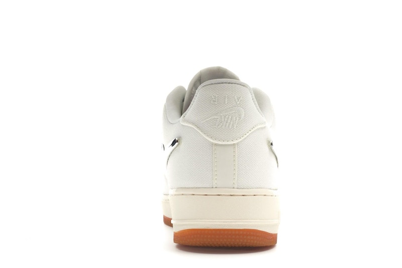 Nike Air Force 1 Low Travis Scott Sail, vista a 360 gradi 28 di 36