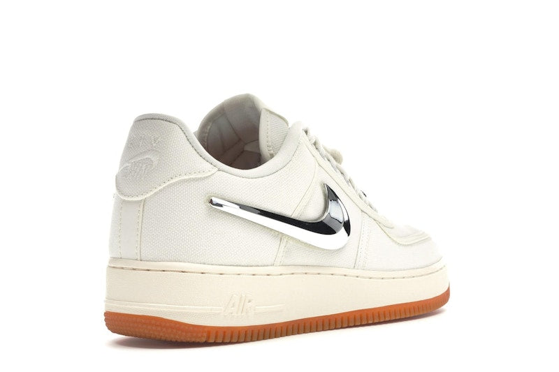 Nike Air Force 1 Low Travis Scott Sail, vista a 360 gradi 32 di 36