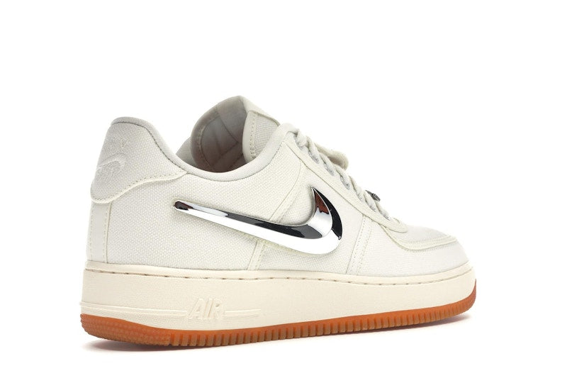 Nike Air Force 1 Low Travis Scott Sail, vista a 360 gradi 33 di 36
