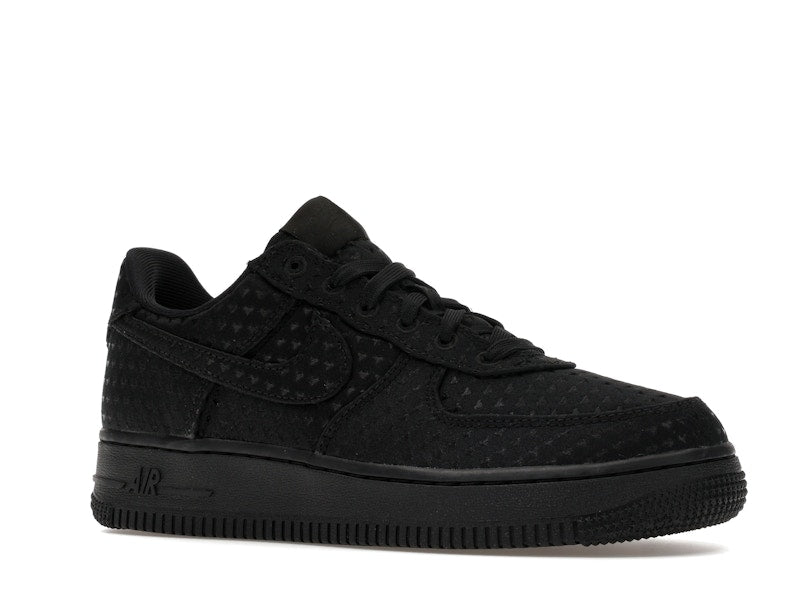 Nike Air Force 1 Low Valentines Day Triple Black (2026), vista a 360 gradi 4 di 36