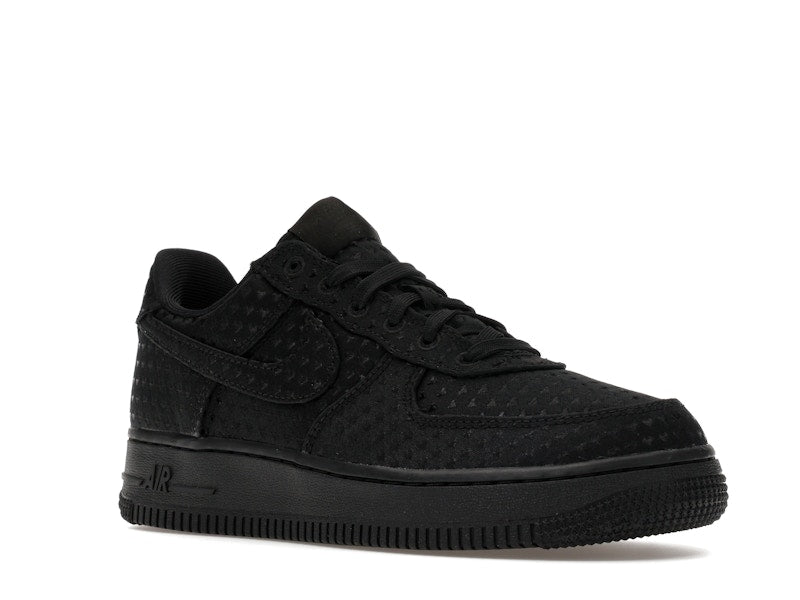 Nike Air Force 1 Low Valentines Day Triple Black (2026), vista a 360 gradi 5 di 36