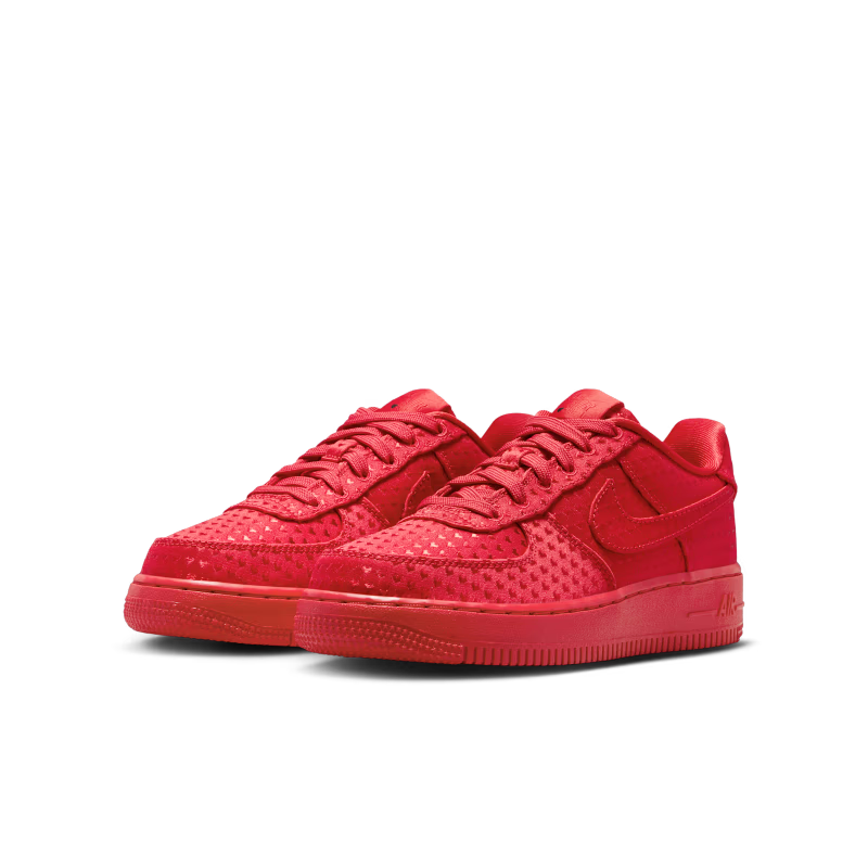 Nike Air Force 1 Low Valentines Day University Red (2026) (GS) - vue paire