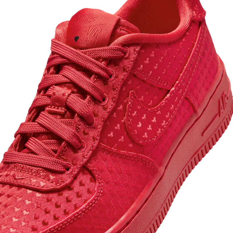 Nike Air Force 1 Low Valentines Day University Red (2026) (GS) - vue detail