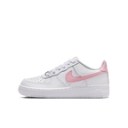 Nike Air Force 1 Low White Medium Soft Pink (GS) - vue profil