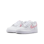 Nike Air Force 1 Low White Medium Soft Pink (GS) - vue paire