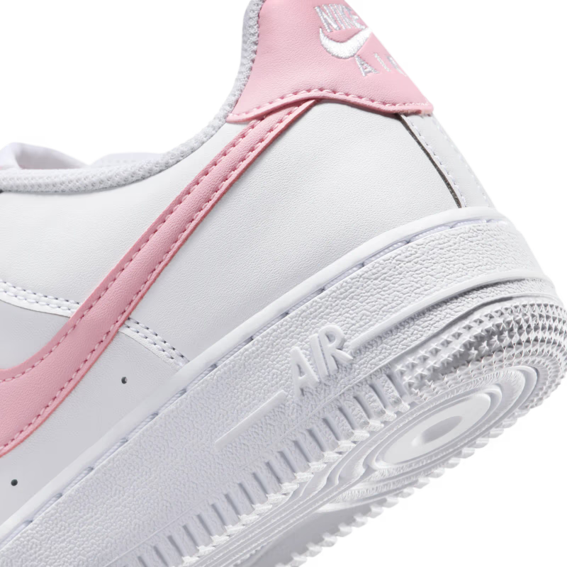 Nike Air Force 1 Low White Medium Soft Pink (GS) - vue detail 2