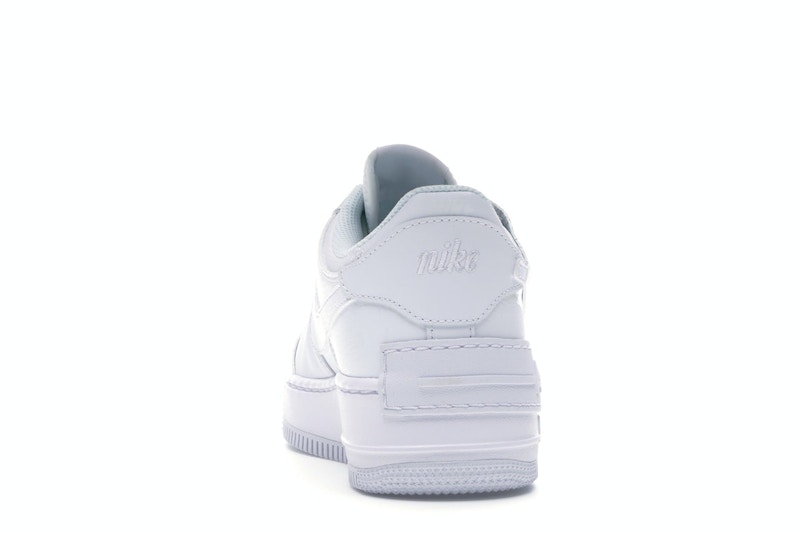 Nike Air Force 1 Shadow Triple White (W), vista a 360 gradi 27 di 36