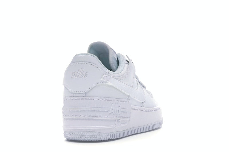 Nike Air Force 1 Shadow Triple White (W), vista a 360 gradi 30 di 36
