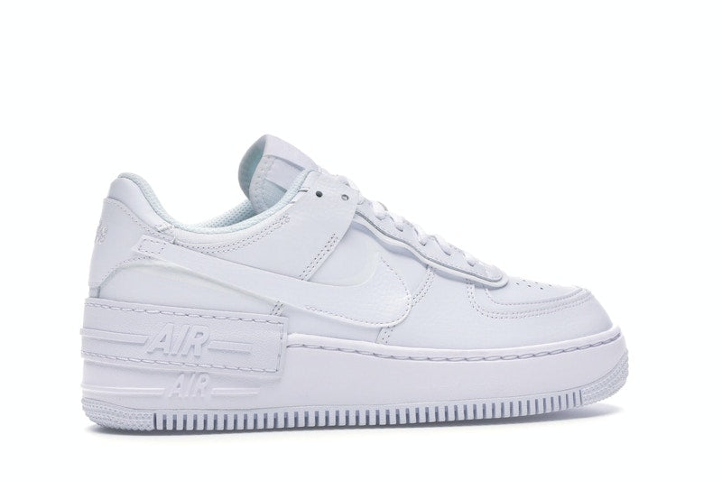 Nike Air Force 1 Shadow Triple White (W), vista a 360 gradi 35 di 36