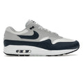 Nike Air Max 1 Essential Summit White Armory Navy, vista a 360 gradi 1 di 36