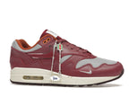 Nike Air Max 1 Patta Waves Rush Maroon With Bracelet, vista a 360 gradi 3 di 36