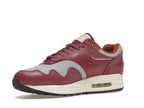 Nike Air Max 1 Patta Waves Rush Maroon With Bracelet, vista a 360 gradi 16 di 36