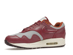 Nike Air Max 1 Patta Waves Rush Maroon With Bracelet, vista a 360 gradi 17 di 36