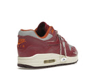 Nike Air Max 1 Patta Waves Rush Maroon With Bracelet, vista a 360 gradi 32 di 36