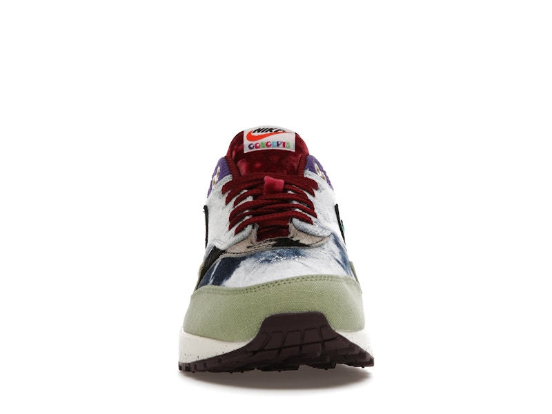 Nike Air Max 1 SP Concepts Denim Olive Canvas, vista a 360 gradi 10 di 36