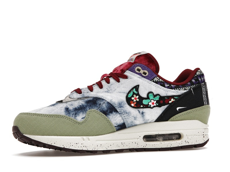Nike Air Max 1 SP Concepts Denim Olive Canvas, vista a 360 gradi 17 di 36