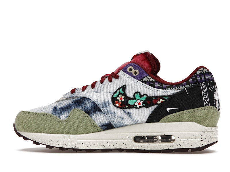 Nike Air Max 1 SP Concepts Denim Olive Canvas, vista a 360 gradi 20 di 36