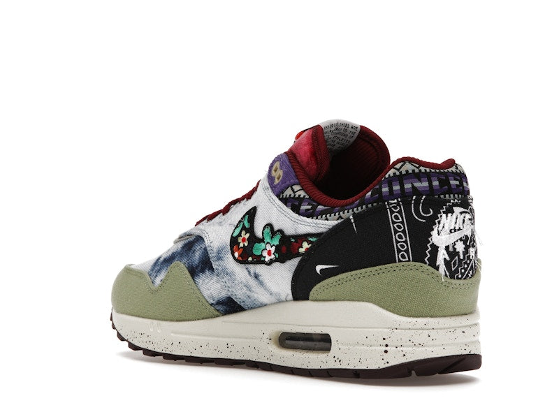 Nike Air Max 1 SP Concepts Denim Olive Canvas, vista a 360 gradi 24 di 36