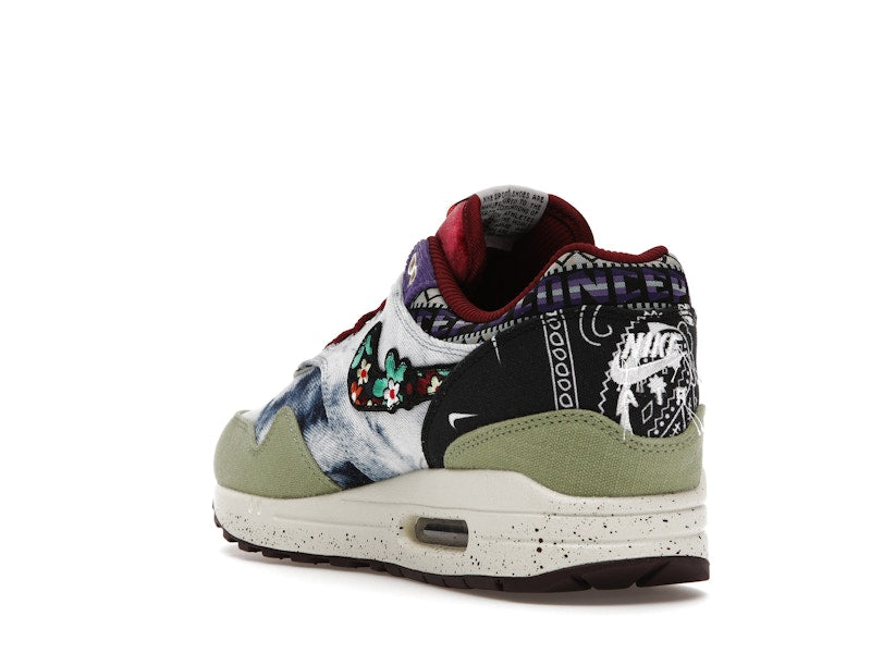 Nike Air Max 1 SP Concepts Denim Olive Canvas, vista a 360 gradi 25 di 36