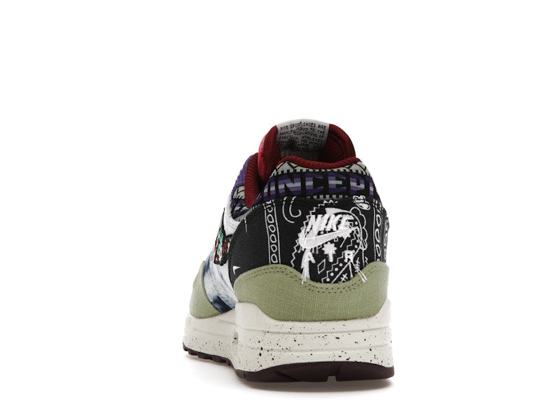 Nike Air Max 1 SP Concepts Denim Olive Canvas, vista a 360 gradi 27 di 36