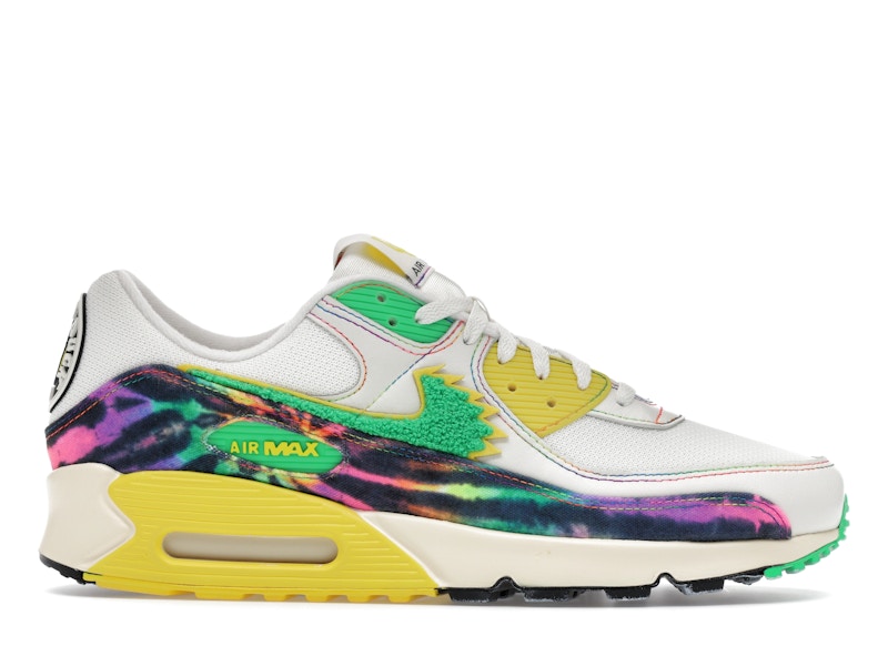 Nike Air Max 90 Grateful Dead University Of Oregon Grateful Ducks, vista a 360 gradi 1 di 36