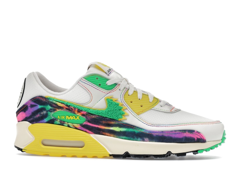 Nike Air Max 90 Grateful Dead University Of Oregon Grateful Ducks, vista a 360 gradi 2 di 36