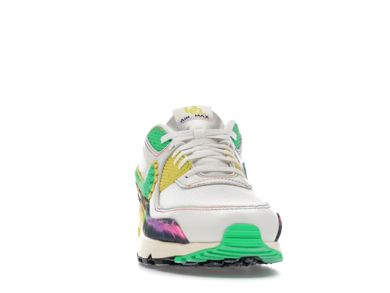 Nike Air Max 90 Grateful Dead University Of Oregon Grateful Ducks, vista a 360 gradi 9 di 36