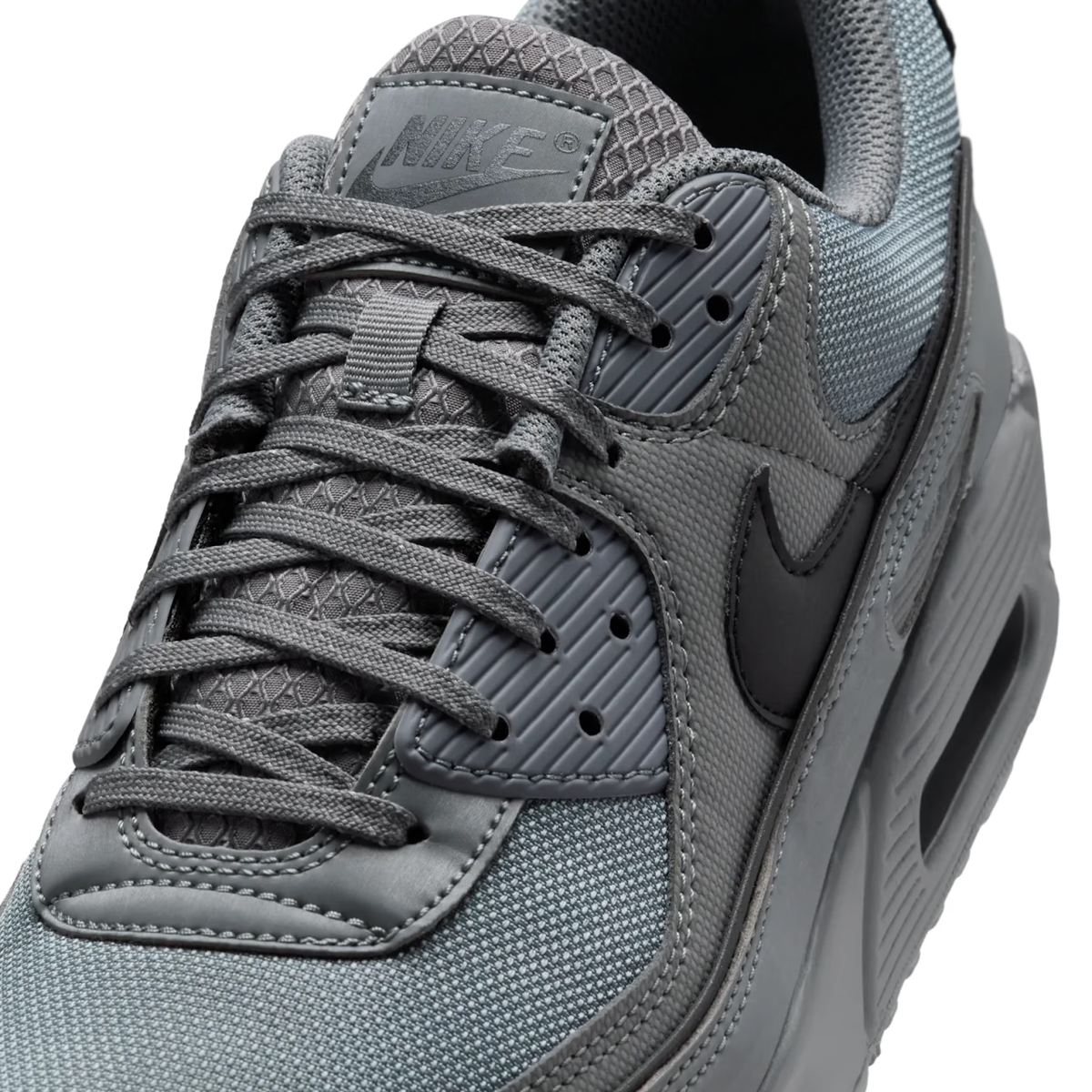 Nike Air Max 90 Premium Smoke Grey Black - vue detail