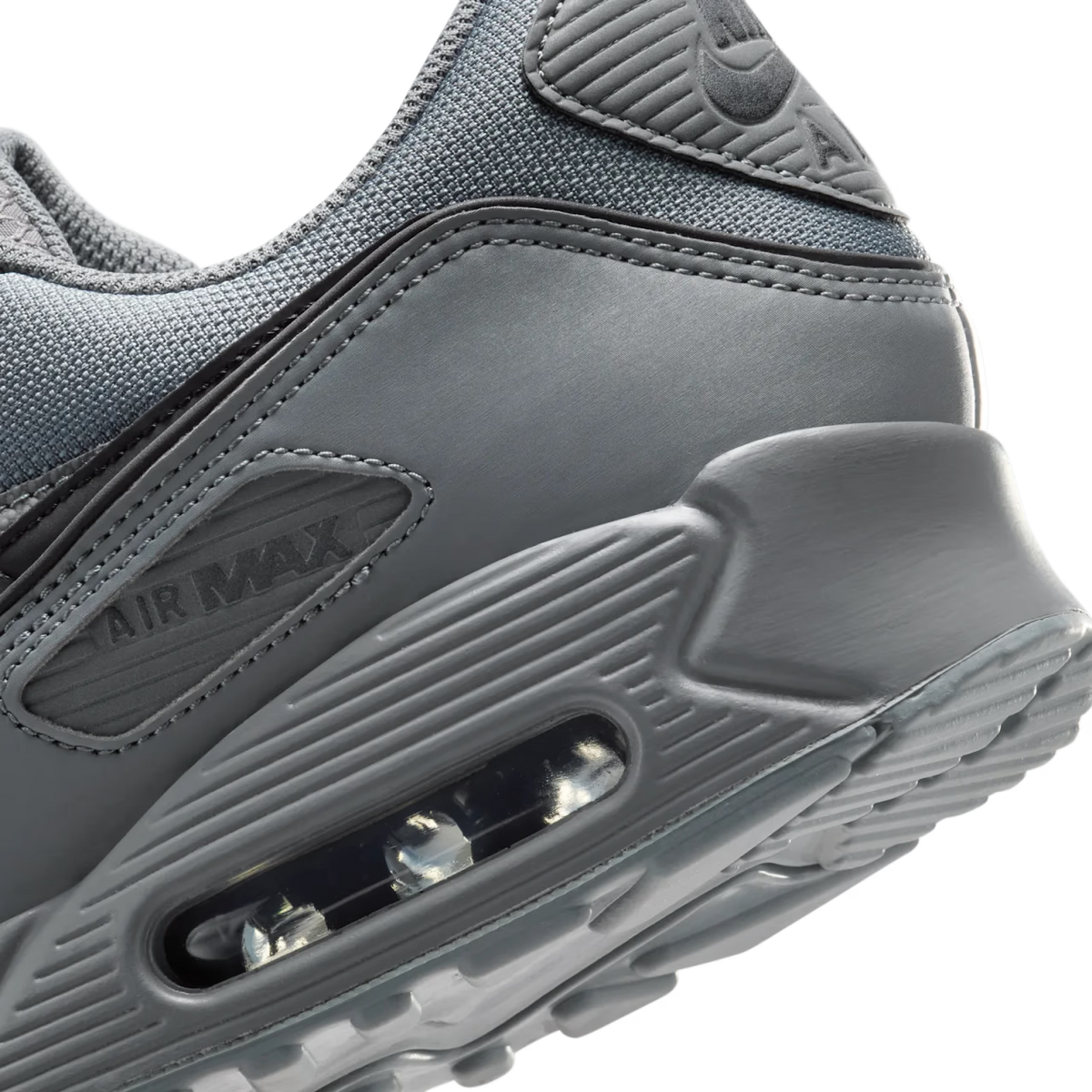 Nike Air Max 90 Premium Smoke Grey Black - vue detail 2