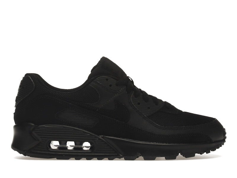 Nike Air Max 90 Recraft Triple Black, vista a 360 gradi 1 di 36