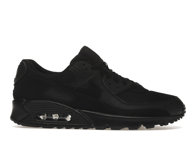 Nike Air Max 90 Recraft Triple Black, vista a 360 gradi 2 di 36
