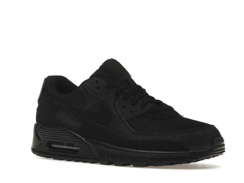 Nike Air Max 90 Recraft Triple Black, vista a 360 gradi 5 di 36