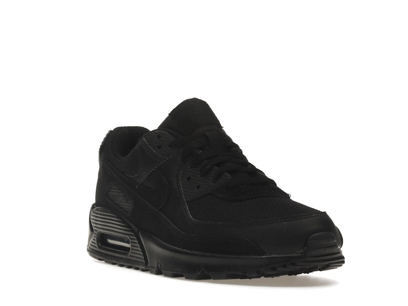 Nike Air Max 90 Recraft Triple Black, vista a 360 gradi 7 di 36