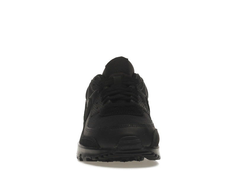 Nike Air Max 90 Recraft Triple Black, vista a 360 gradi 10 di 36