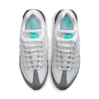 Nike Air Max 95 Big Bubble White Hyper Turquoise Pink Foam - vue dessus