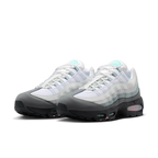 Nike Air Max 95 Big Bubble White Hyper Turquoise Pink Foam - vue paire