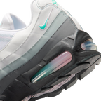 Nike Air Max 95 Big Bubble White Hyper Turquoise Pink Foam - vue detail 2