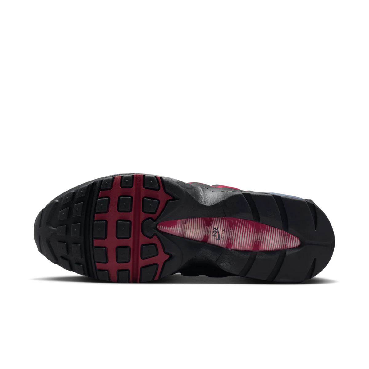 Nike Air Max 95 OG Big Bubble Black Crimson Grey - vue semelle
