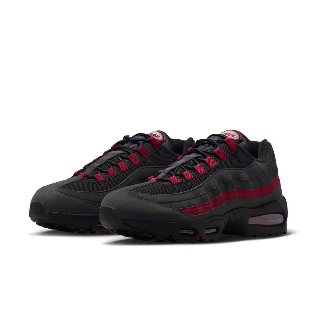 Nike Air Max 95 OG Big Bubble Black Crimson Grey - vue paire