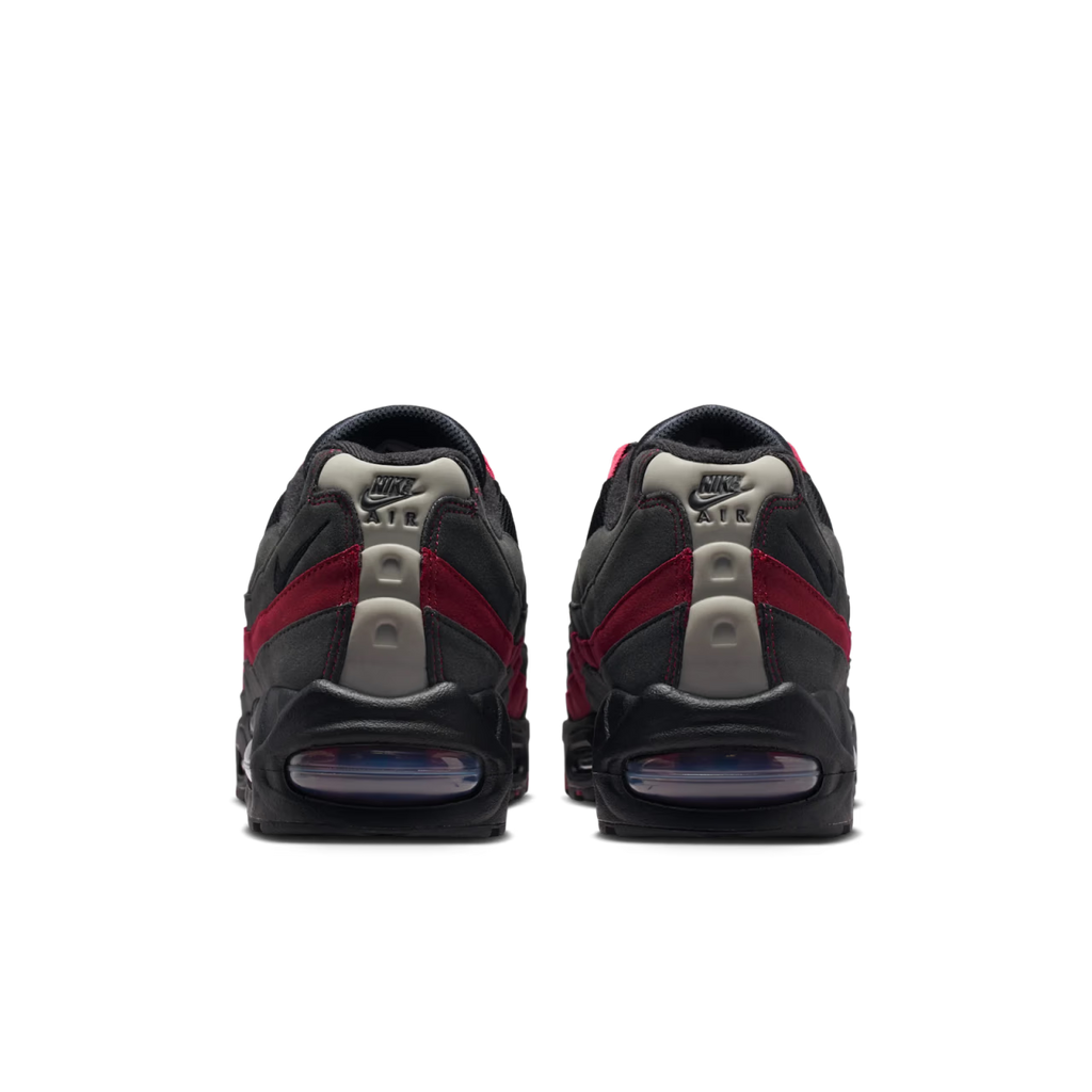 Nike Air Max 95 OG Big Bubble Black Crimson Grey - vue arriere