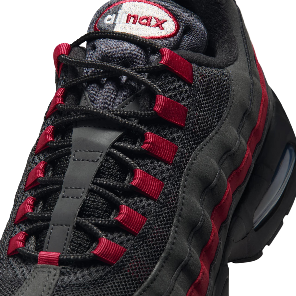 Nike Air Max 95 OG Big Bubble Black Crimson Grey - vue detail