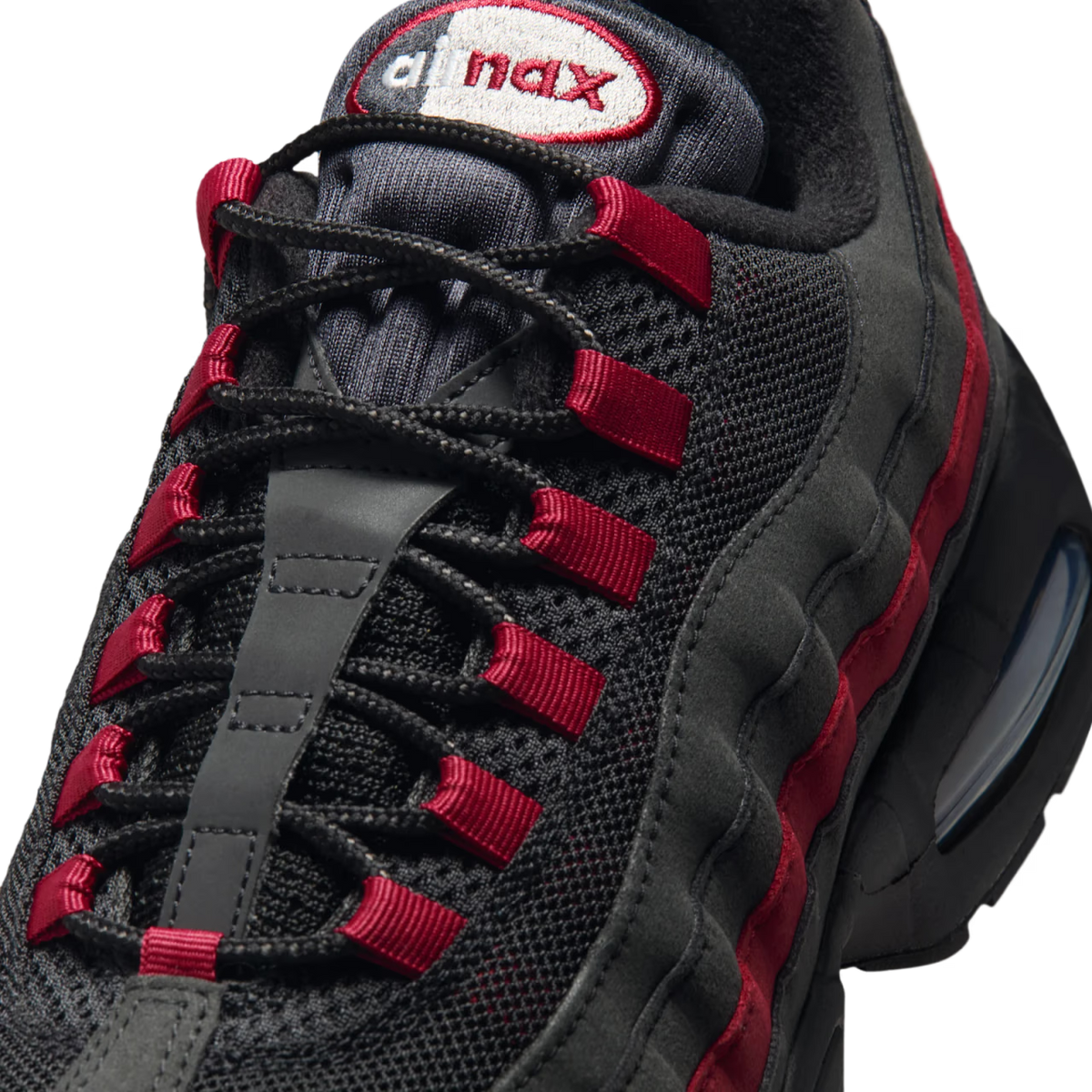 Nike Air Max 95 OG Big Bubble Black Crimson Grey - vue detail