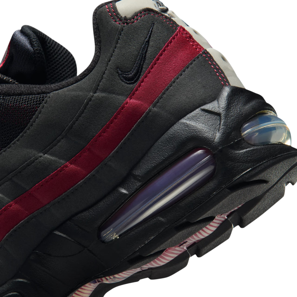 Nike Air Max 95 OG Big Bubble Black Crimson Grey - vue detail 2