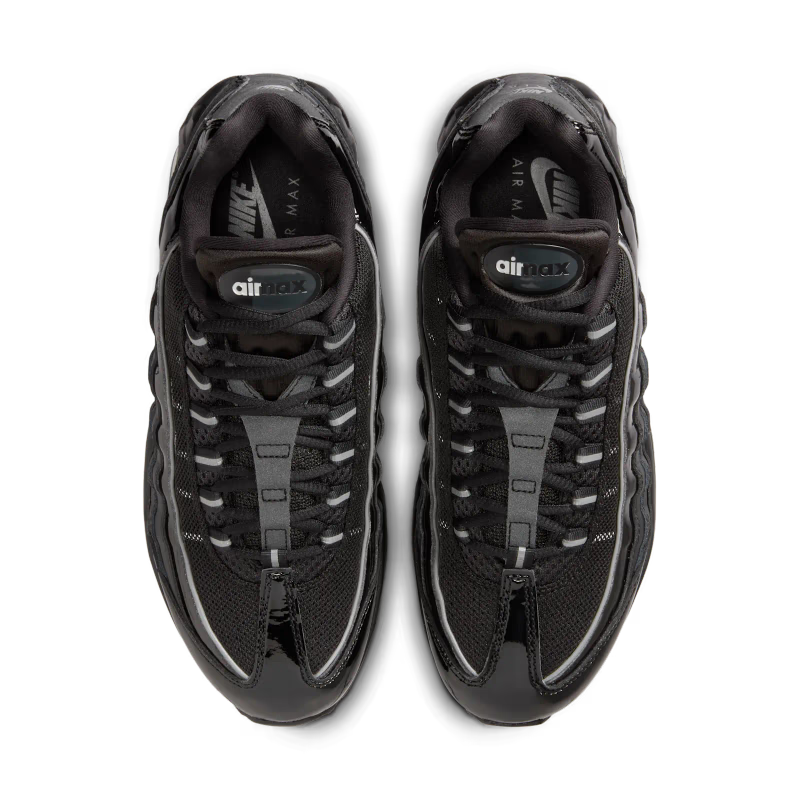 Nike Air Max 95 OG Big Bubble Black Patent (Women's) - vue dessus