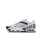 Nike Air Max Plus 3 White Black (GS) - vue profil