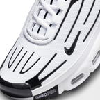 Nike Air Max Plus 3 White Black (GS) - vue detail