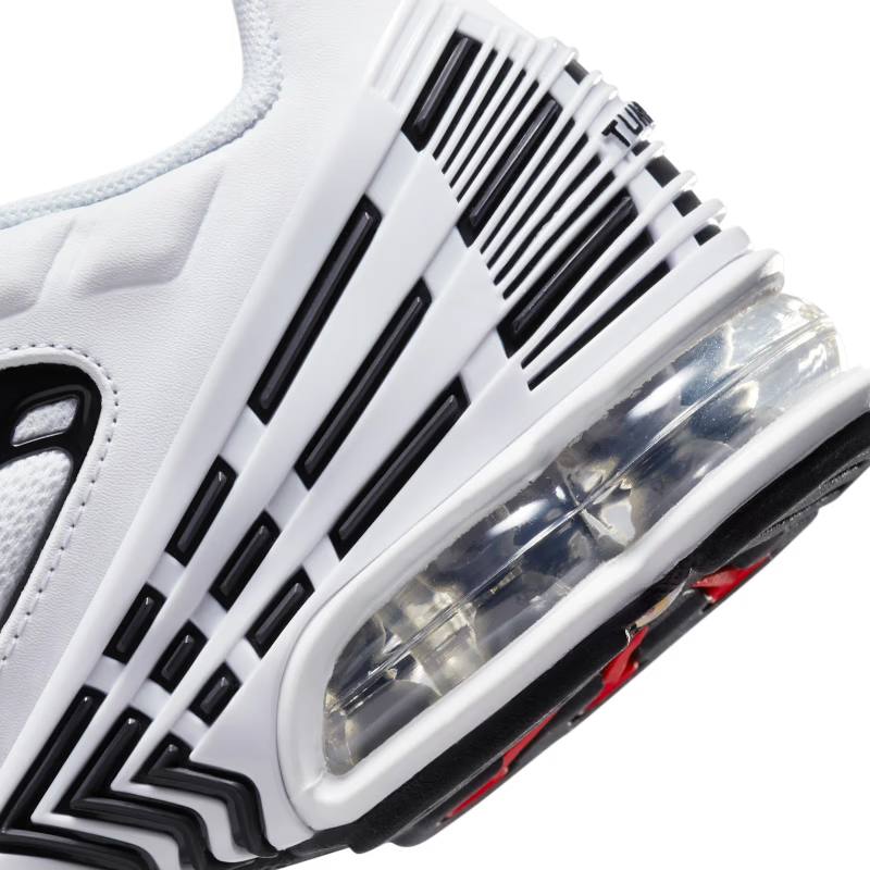 Nike Air Max Plus 3 White Black (GS) - vue detail 2