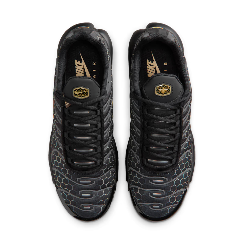 Nike Air Max Plus Black Honey - vue dessus