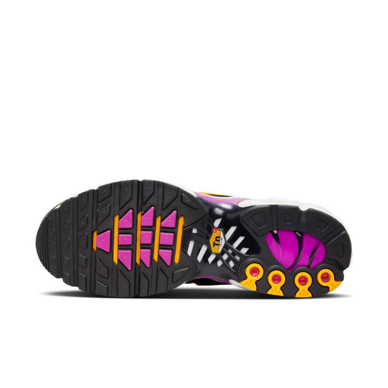 Nike Air Max Plus Black Laser Orange White Hyper Violet (Women's) - vue semelle
